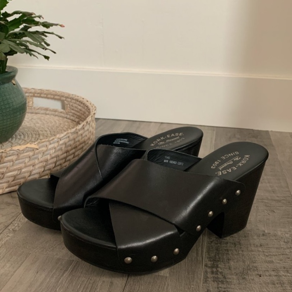 Kork ease leather studded Sandals